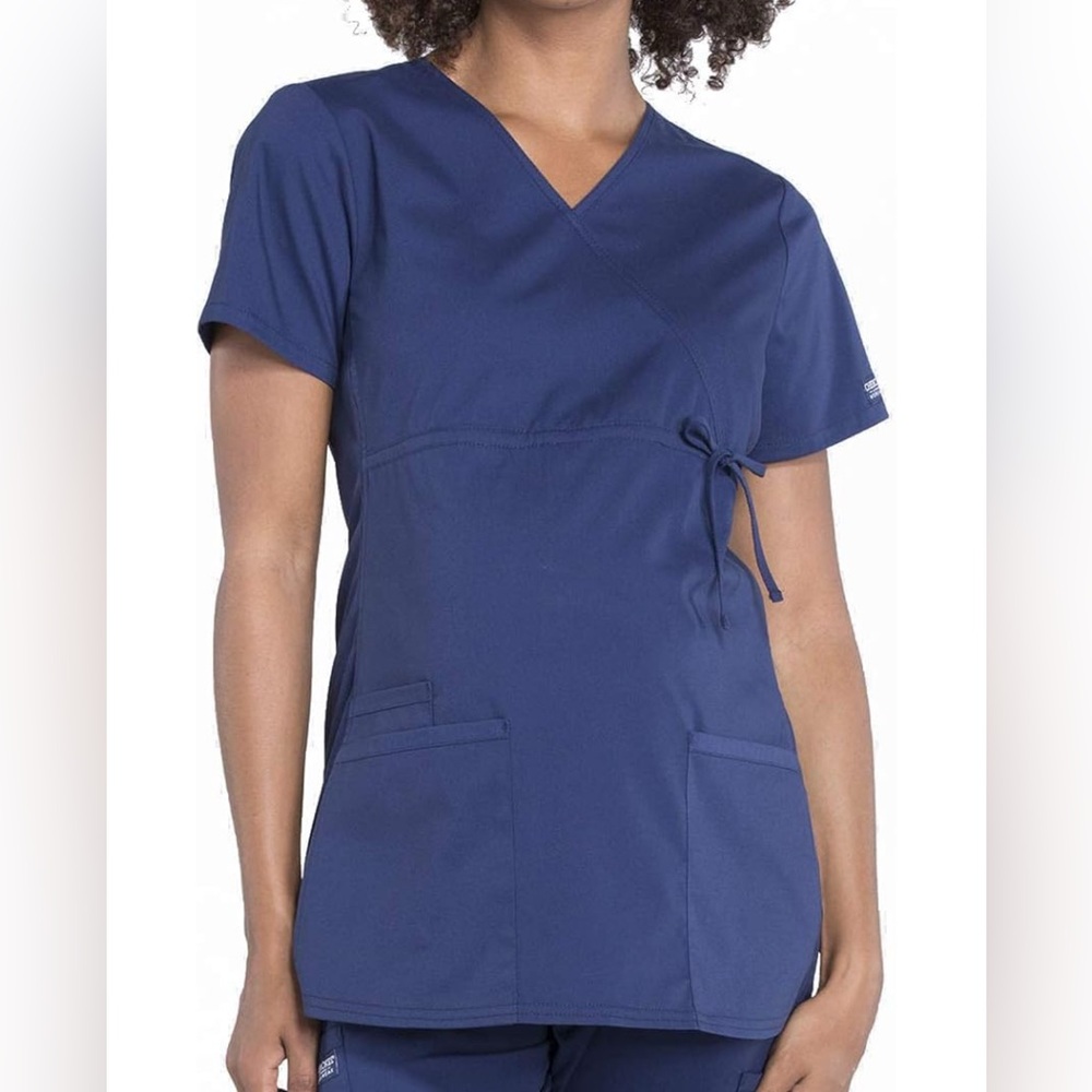 Cherokee Flexibles Maternity Mock Wrap Top